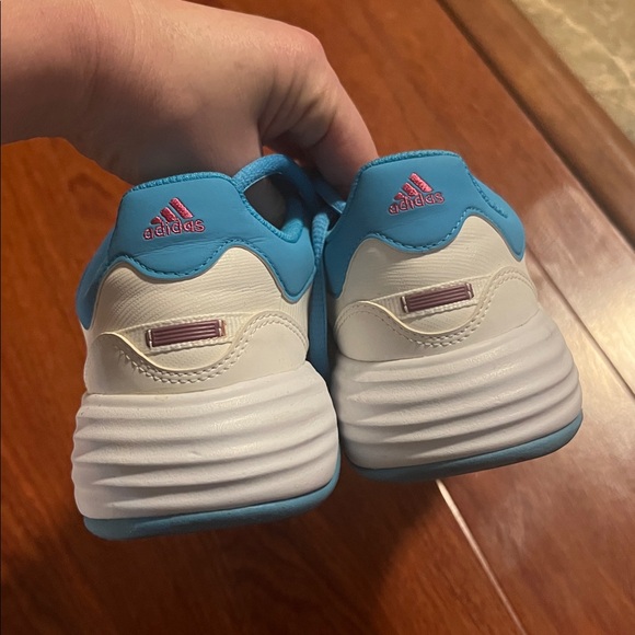 Blue and White Athletic tennis  Sneakers - Picture 3 of 4